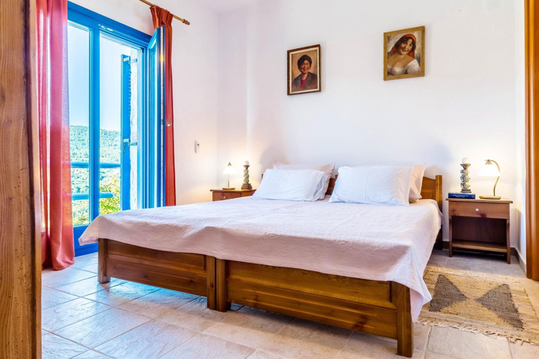 Bedroom 4, Villa Levanda Large Private Pool Sea Views A C Wifi - 3206, Thessaly