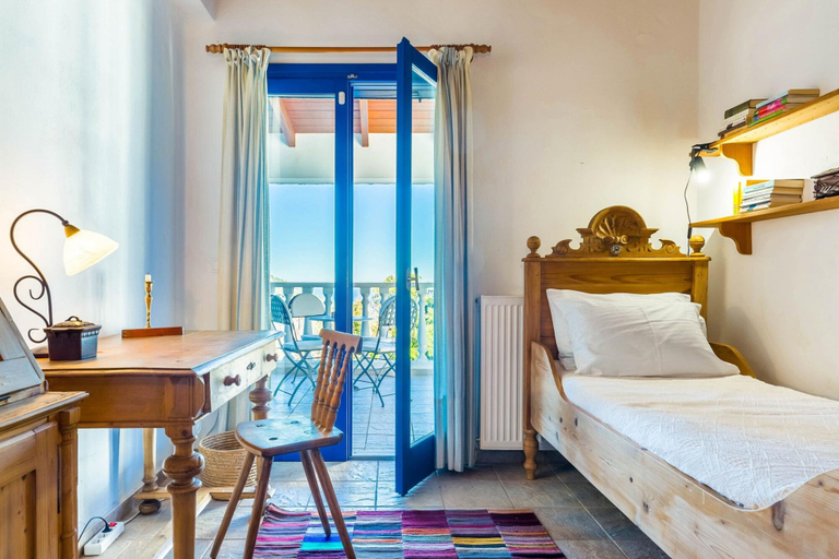 Bedroom 5, Villa Levanda Large Private Pool Sea Views A C Wifi - 3206, Thessaly