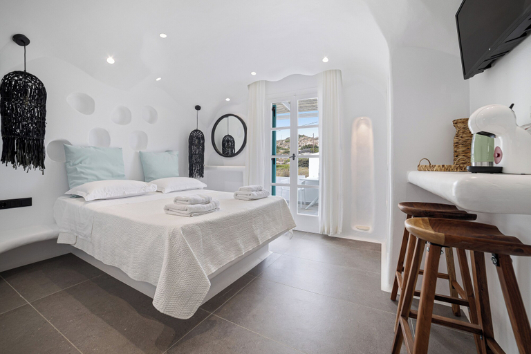 Bedroom 4, Cave Suites, South Aegean
