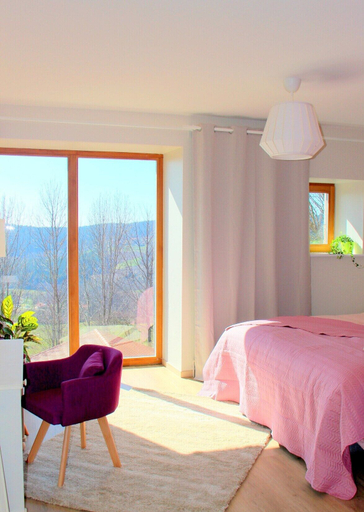 Bedroom 4, Le Jardin des 4M, Loire