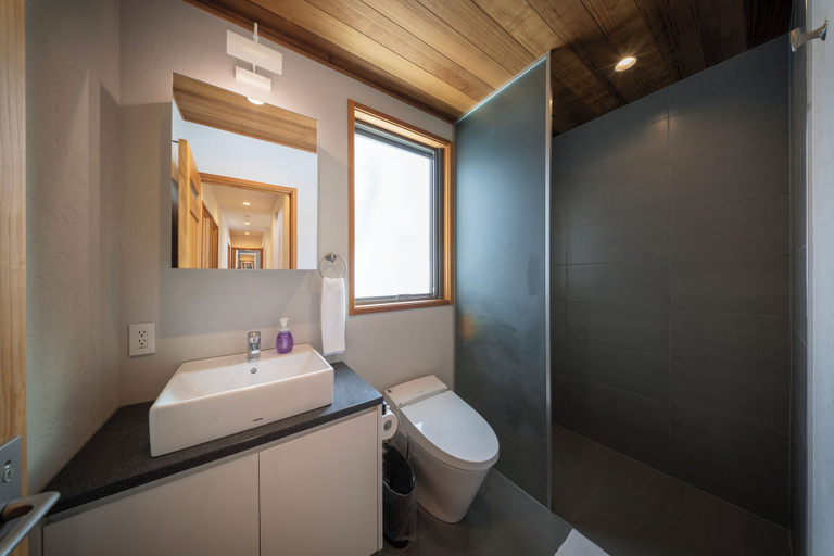 Bathroom 3, Bluebird Chalets, Hakuba