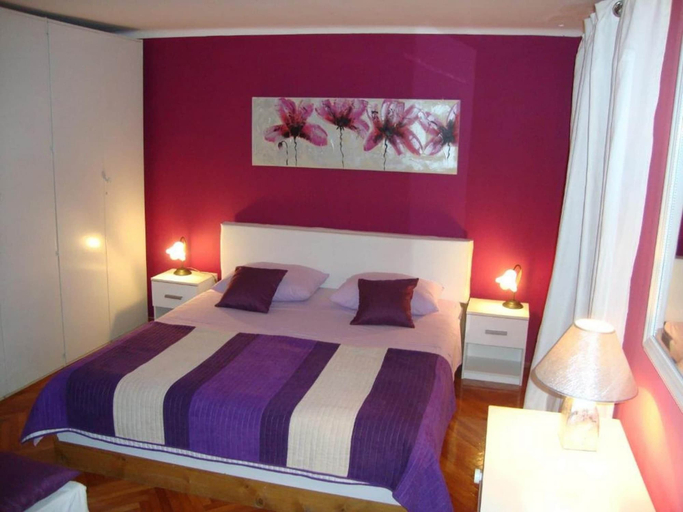 Bedroom, One bedroom apartment with balcony, Župa Dubrovačka