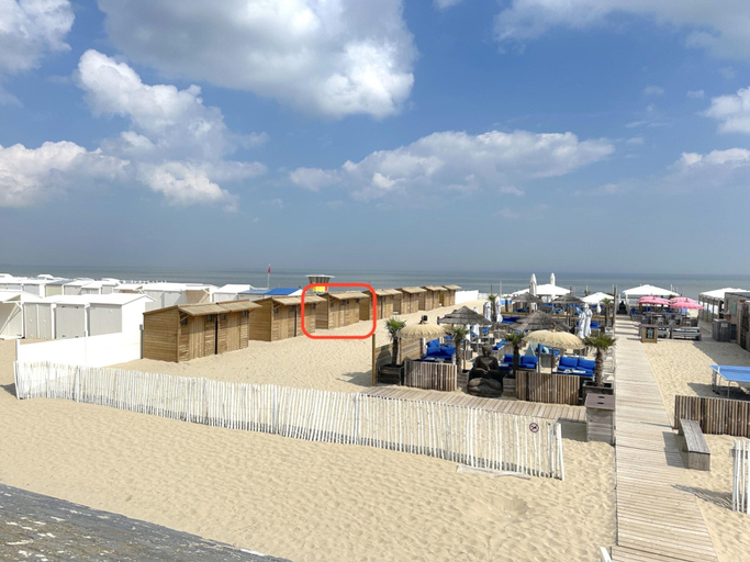 View from property 4, Spacious Studio Near Seafront, West-Vlaanderen