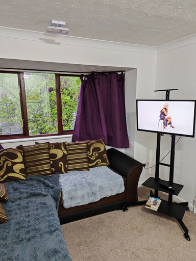 Living area 4, 1-bed Apartment in Croydon -free Parking, Wifi, London