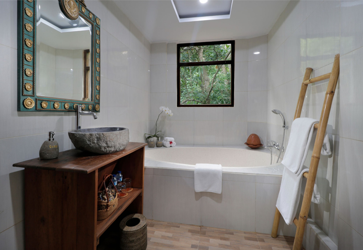 Bathroom 4, Keramas Sacred River Village, Gianyar