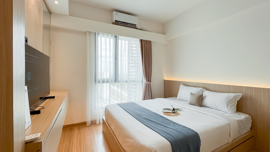 Bedroom 2, Brand New 3BR at Sky House BSD Apartment By Travelio, Tangerang Selatan