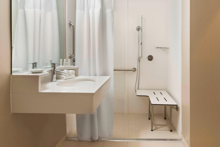 Bathroom 5, Springhill Suites By Marriott Indianapolis Carmel, Hamilton