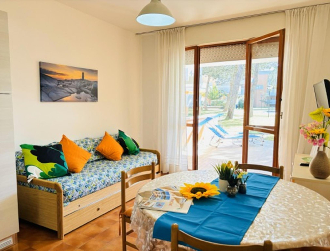 Bedroom 2, Flat with terrace overlooking the pool - Beahost, Venezia