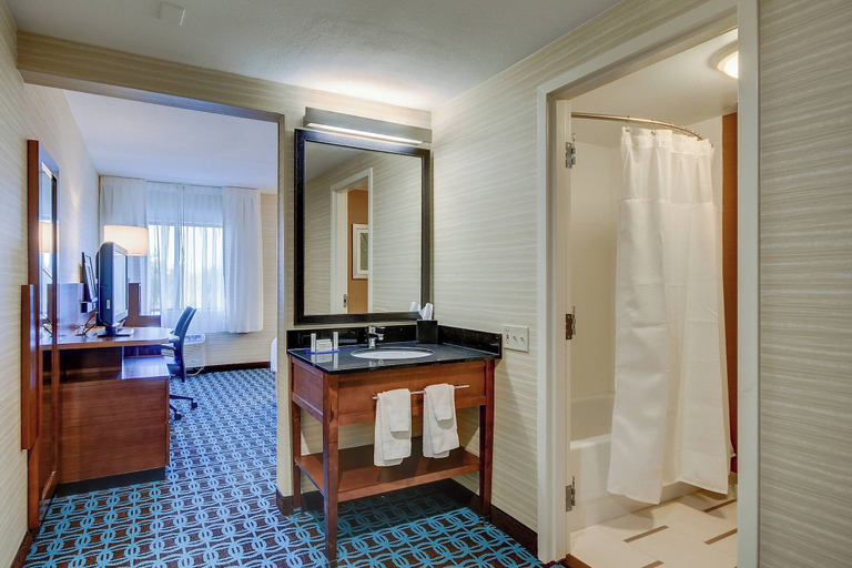 Bathroom 3, Fairfield Inn by Marriott Burlington Williston, Chittenden