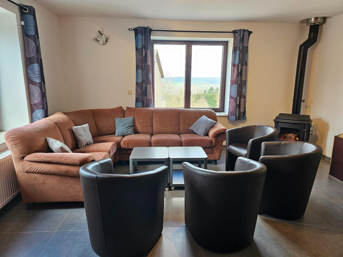 Living room, Well-equipped Holiday Home With Terrace, Liège