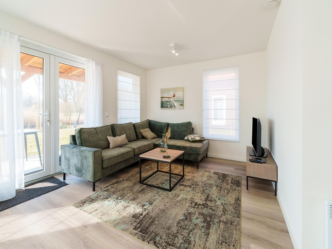 Living room, Beautiful Holiday Home With Sauna Near Rotterdam, Bernisse