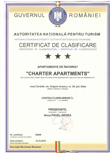 Others 2, Charter Apartments Costea, Cisnadie
