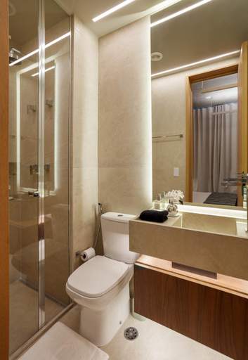 Bathroom 3, Studio 45M e Cobertura 90M Faria Lima - Vila Olimpia - design assinado - Exclusividade e Luxo, São Paulo