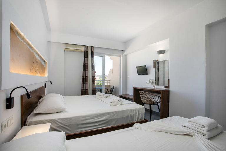Bedroom 3, Hillside Studios & Apartments, South Aegean
