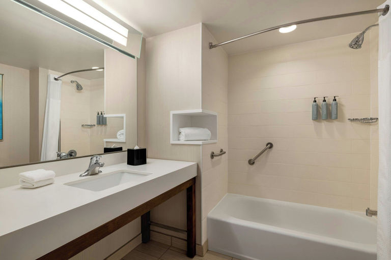 Bathroom 5, Courtyard by Marriott Wilkes-Barre Arena, Luzerne
