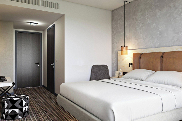 Bedroom 3, Moxy Duesseldorf South, Düsseldorf