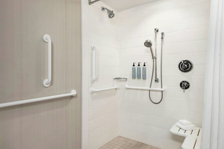 Bathroom 4, Courtyard by Marriott Wilkes-Barre Arena, Luzerne