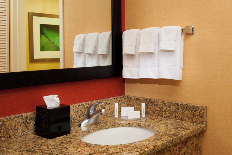 Bathroom 3, Courtyard by Marriott Detroit Utica, Macomb