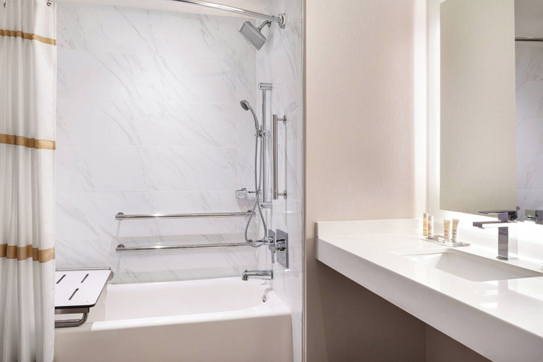 Bathroom 4, Morgantown Marriott at Waterfront Place, Monongalia