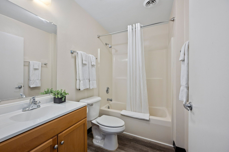 Bathroom 3, Affordable Suites Graham, Alamance