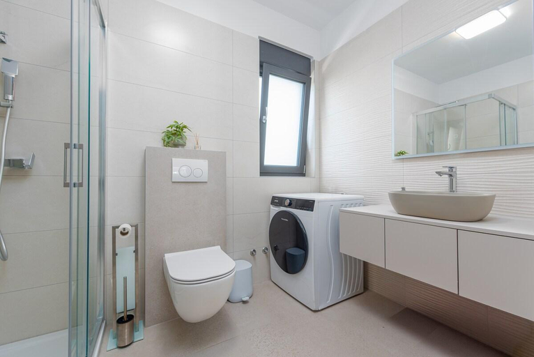 Bathroom 4, Modern 4BR Villa: Pool, Jacuzzi, Near Zadar (2024), Bibinje