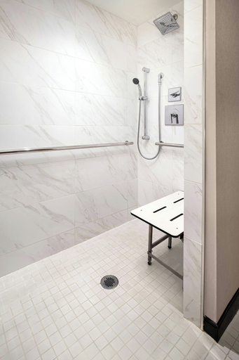 Bathroom 4, Morgantown Marriott at Waterfront Place, Monongalia