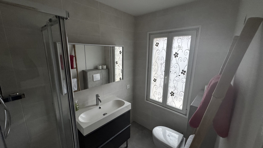 Bathroom 2, Apartment Villeurbanne, Rhône