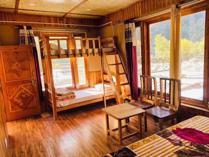 Bedroom 4, Tirthan Riverside Cottage, Kullu