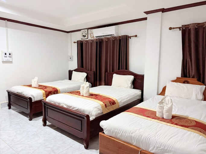 Bedroom 3, Vangvieng Sisavang Mountain View Hotel, Vangvieng