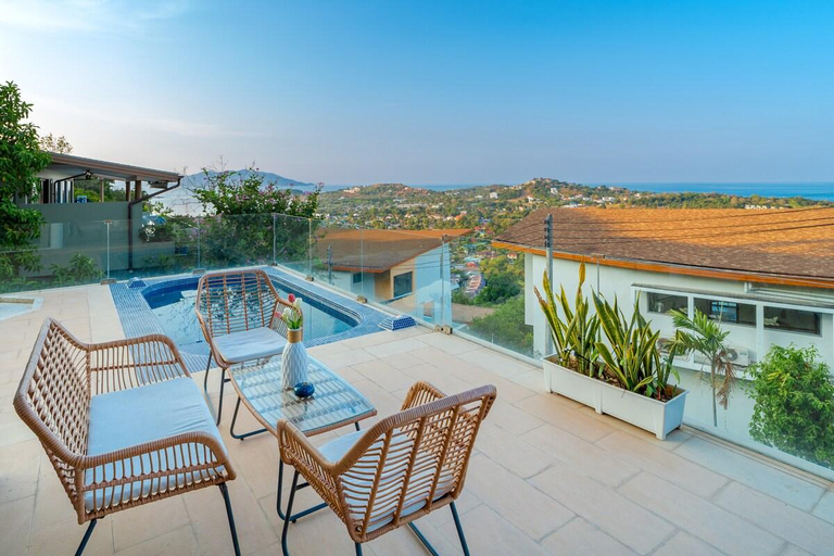 Sport & Beauty 4, Edle Villa mit 180° Meerblick, Ko Samui