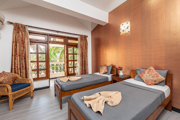 Bedroom 3, Holiday St. Villa  w/Pool, Bathtub & Games Phase 1, North Goa