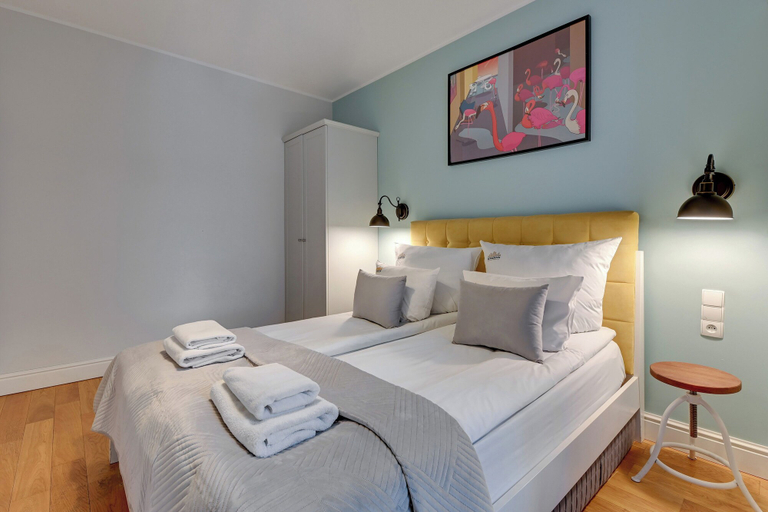 Bedroom 3, Waterlane Riverside SPA, Pool & Gym by Downtown Apartments, Gdańsk City