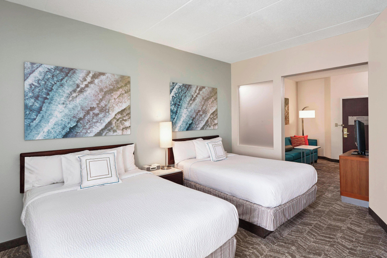 Bedroom 3, SpringHill Suites by Marriott Chicago Schaumburg/Woodfield, Cook
