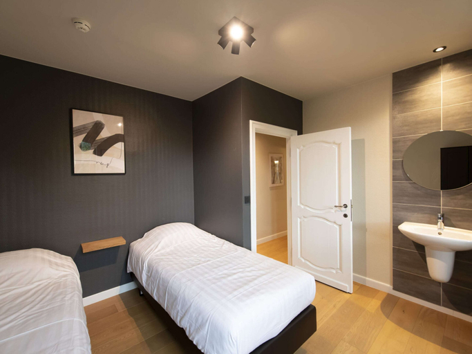 Bedroom 4, Modern House With Private Pool in Aubel, Liège