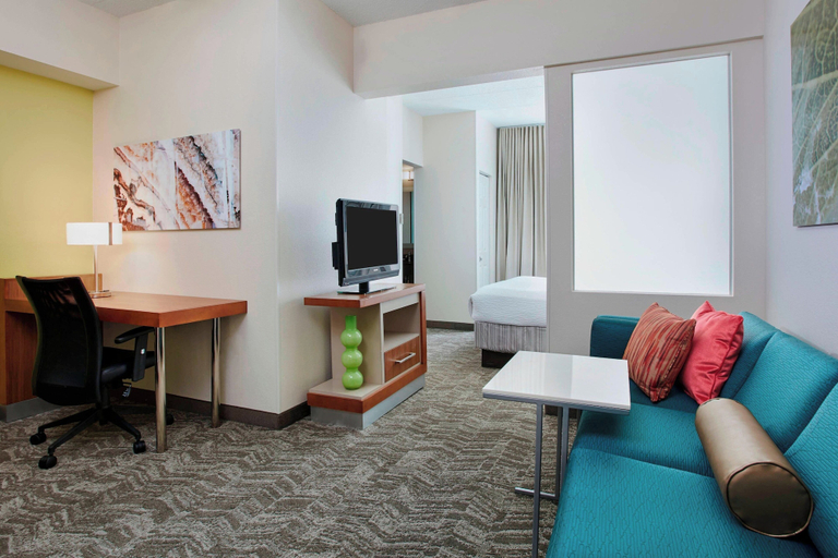 Bedroom 2, SpringHill Suites by Marriott Chicago Schaumburg/Woodfield, Cook