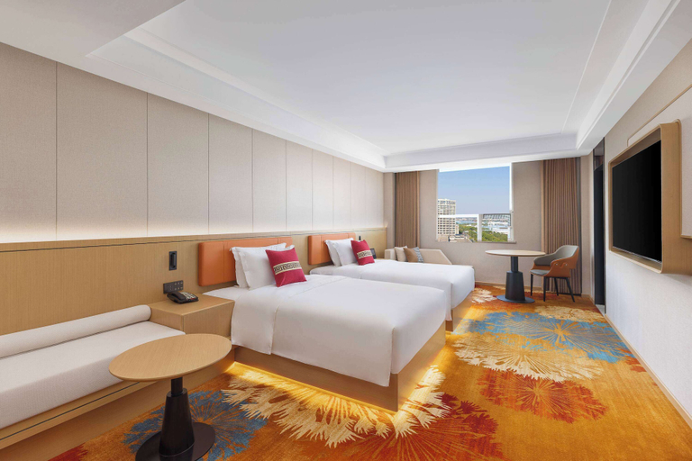 Bedroom 3, Ramada Plaza by Wyndham Ezhou Binjiang, Ezhou