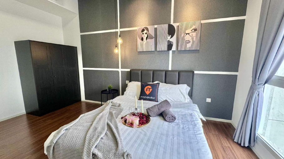 Bedroom 2, Cozy Deluxe Suite 2-4 Pax @ UNA, KLCC, Kuala Lumpur