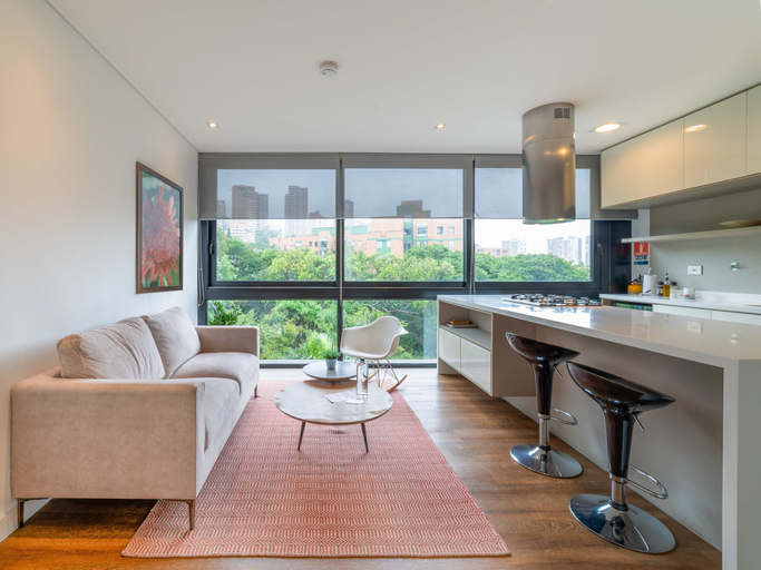 Room 2, w Captivating 1BR in El Poblado, Medellín