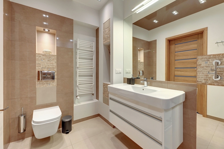 Bathroom 4, Waterlane Riverside SPA, Pool & Gym by Downtown Apartments, Gdańsk City