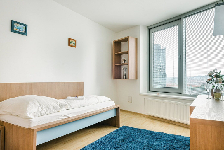 Bedroom 4, Slavic Spacious Apartment by CHORS, Bratislava II