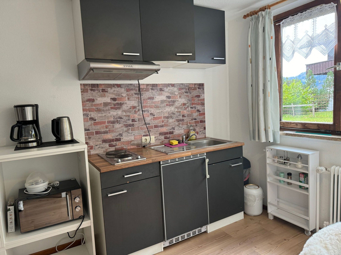 Private kitchen 4, Picturesque Studio in Sibratsgfall With Garden, Bregenz