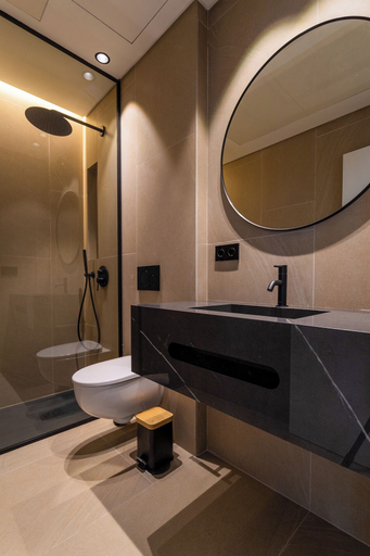 Bathroom 5, Hotel Apartamentos Hamus, Cádiz
