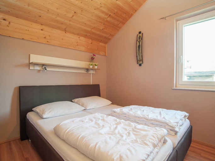 Bedroom 2, Spacious Chalet near Ski Slopes in Kotschach-Mauthen, Hermagor