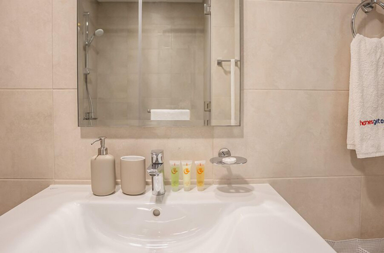 Bathroom 2, Elegant 2BRApt In Damac Hills 2, Dubai