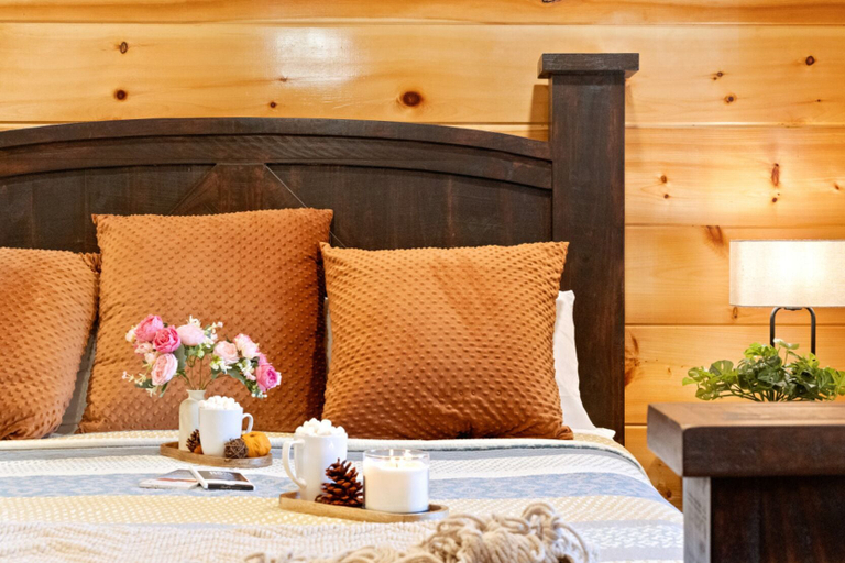 Bedroom 3, Serene Mountain Retreat by Ghosal Luxury Lodging, Sevier