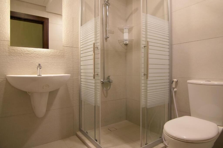 Bathroom 5, 46 Serviced Apartments, Wadi Essier