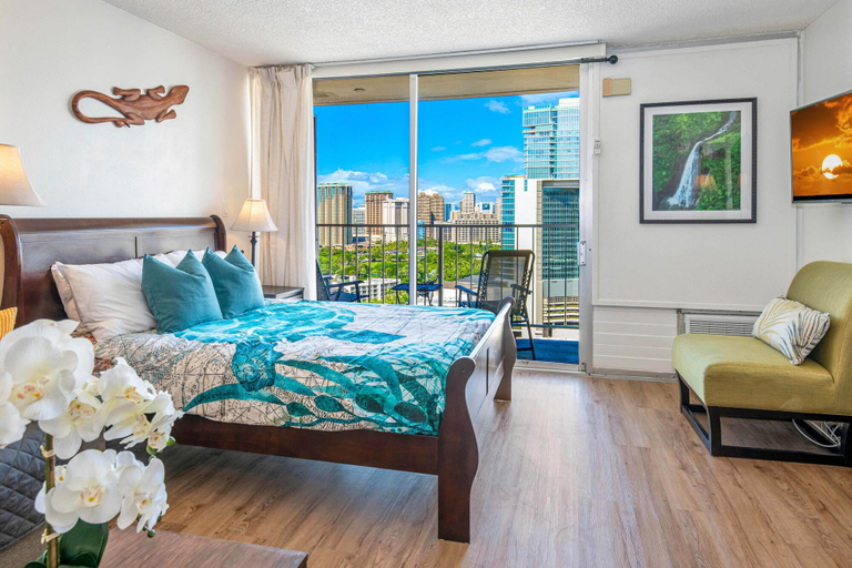 Bedroom 1, Marine Surf Waikiki w/ Beach Gear & Parking!, Honolulu