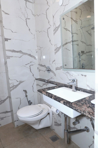Bathroom 4, Airport Hotel, Delhi