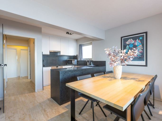 Private kitchen 2, Apartment on the Seventh Floor With sea View, West-Vlaanderen