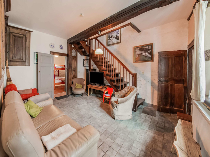 Living room, Heritage Holiday Home in Gouvy With Fenced Garden, Luxembourg